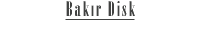 Bakır Disk